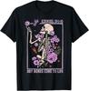 Dry Bone Come To Life Skeleton Floral T-Shirt