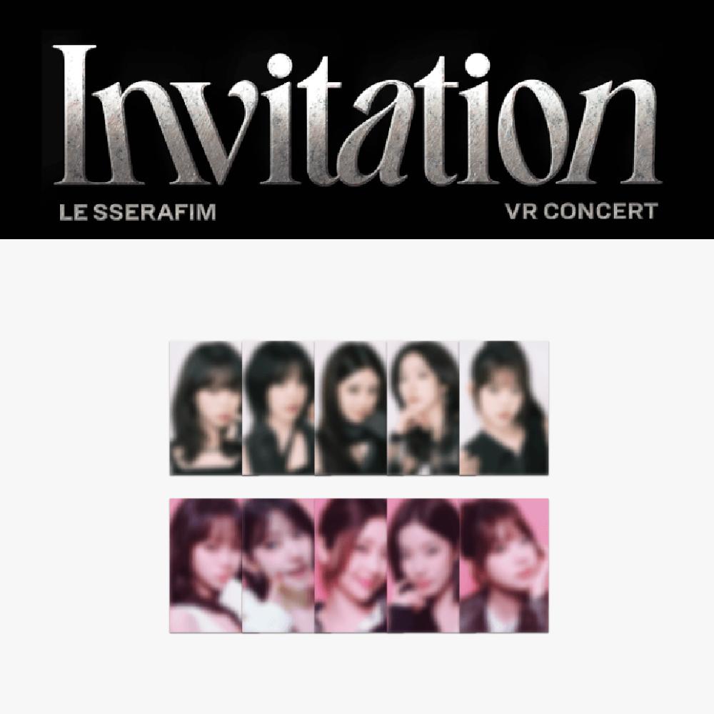 2-й Предзаказ LE SSERAFIM Приглашение VR-концерт Официальный набор фото-открыток MD