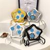 Sternförmige Ita-Tasche Mehrzweck-Rucksack Umhängetasche Schultertaschen für Anime-Ausstellung PU-Leder Tagesrucksack Satchels