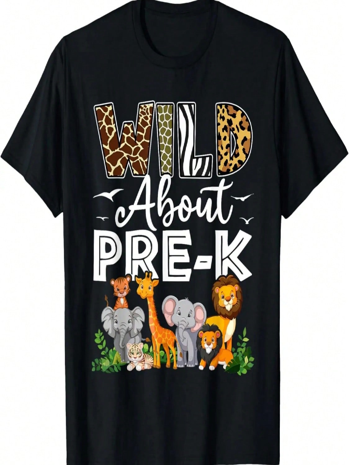 Pre-K Teacher, Kids Back To School Wild About Pre-K T-Shirt S разноцветный