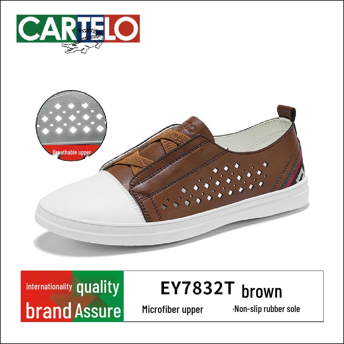 Men s Summer Breathable Casual Slip-on Shoes: Trendy Korean Style Leather Board Shoes 42