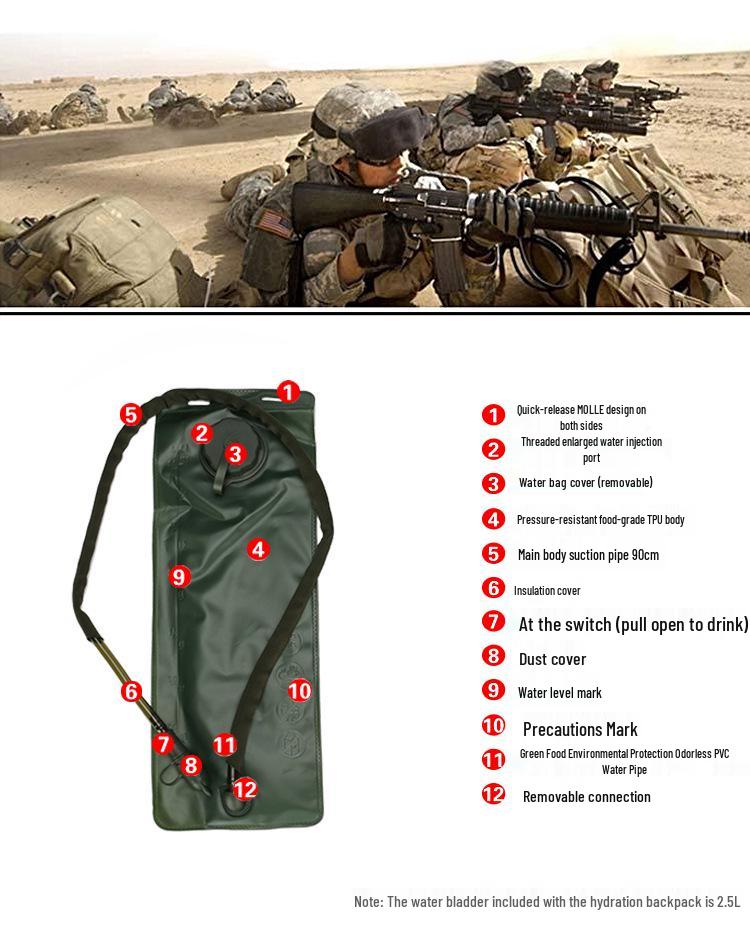 Outdoor-Radsport-Hydrationsrucksack mit 3L-Blase