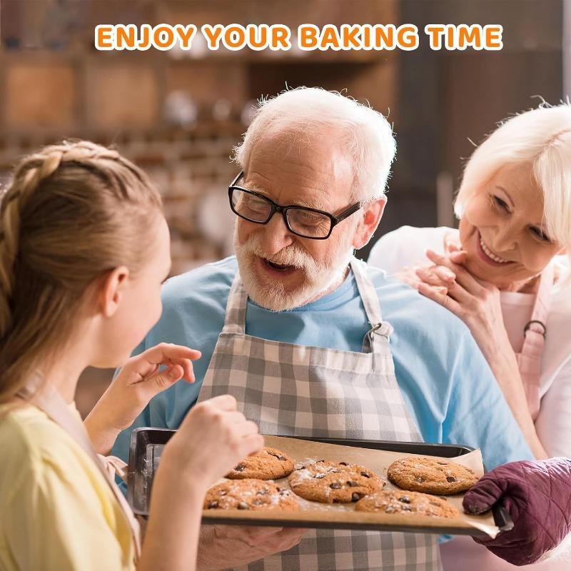 200/100/50Pcs Baking Paper Non-stick Oil Proof Parchment Paper Oven Grilling Mat Paper Food Wrapping Paper Baking Tool
