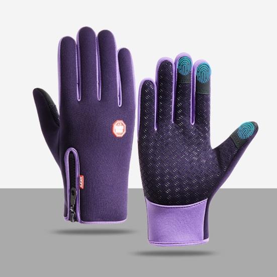 Thermal Touchscreen Gloves Waterproof Winter Cycling Gloves Warm Windproof Gloves with Anti-Slip Palms for Women Men Driving Hiking Skating