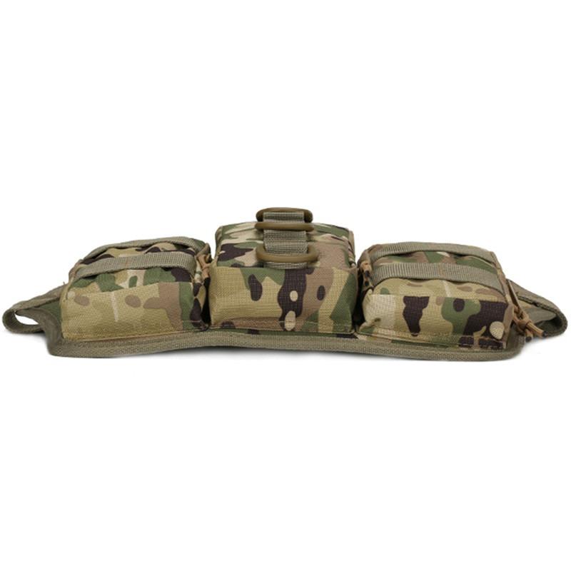 Waterproof Oxford Men Fanny Pack Tactical Military Army Waist Bag Hiking Outdoor Camping Shoulder Bum Belt Bum Sport Chest Bags