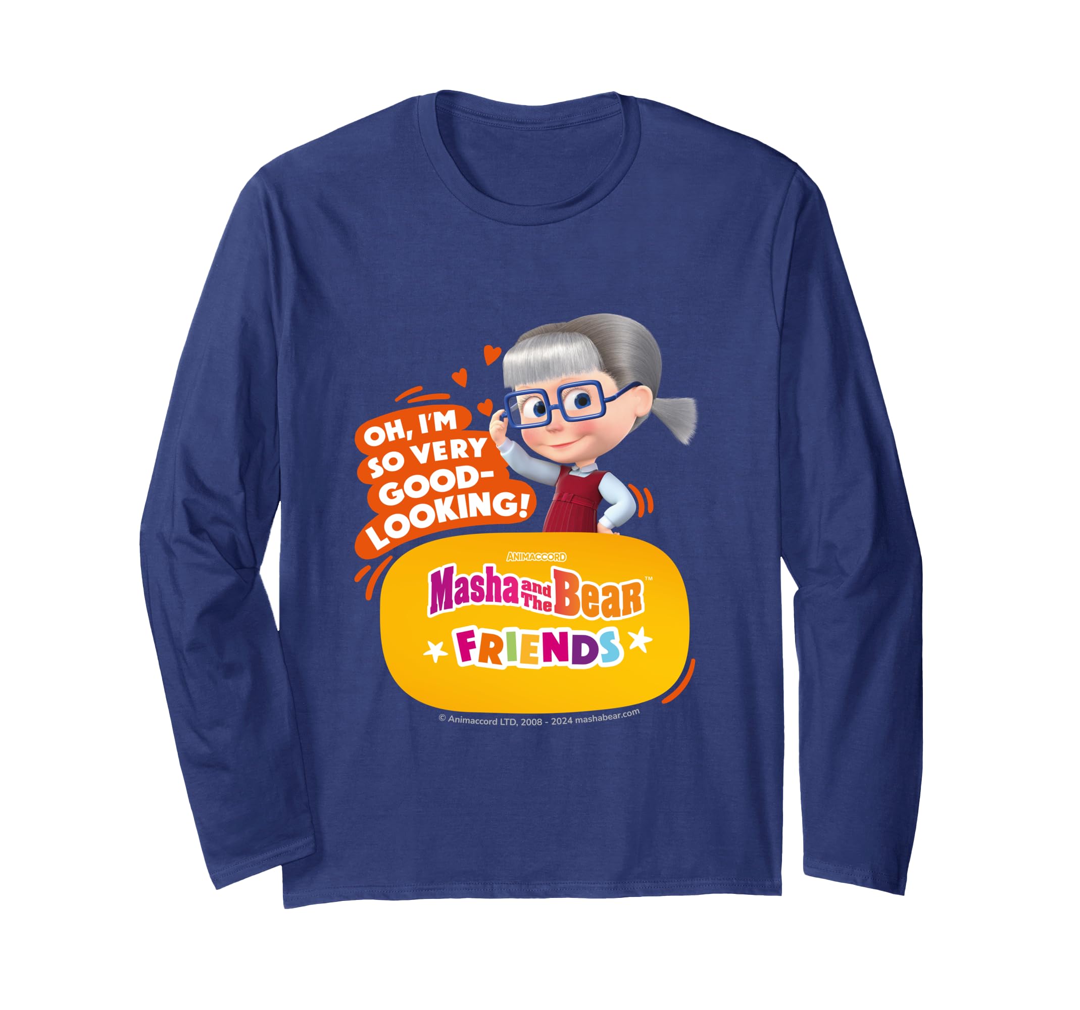 Good Looking Friends. Long-Sleeve T-Shirt синий