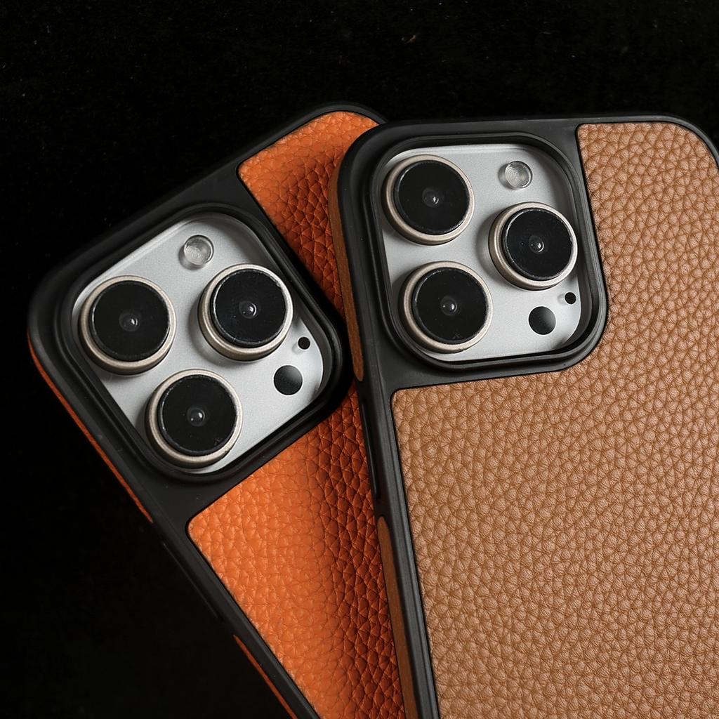 Магнитный чехол из натуральной кожи для телефона iPhone 16 Pro Max 15Pro 14 13pro 12 11 из коровьей кожи, беспроводной Magsafe, задняя крышка capa