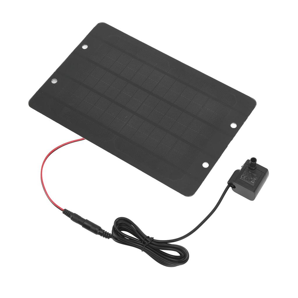 Solar Fountain Kit 6V 10W Monocrystalline Silicon Solar Panel Water Pump Bird Bath Fountain for
