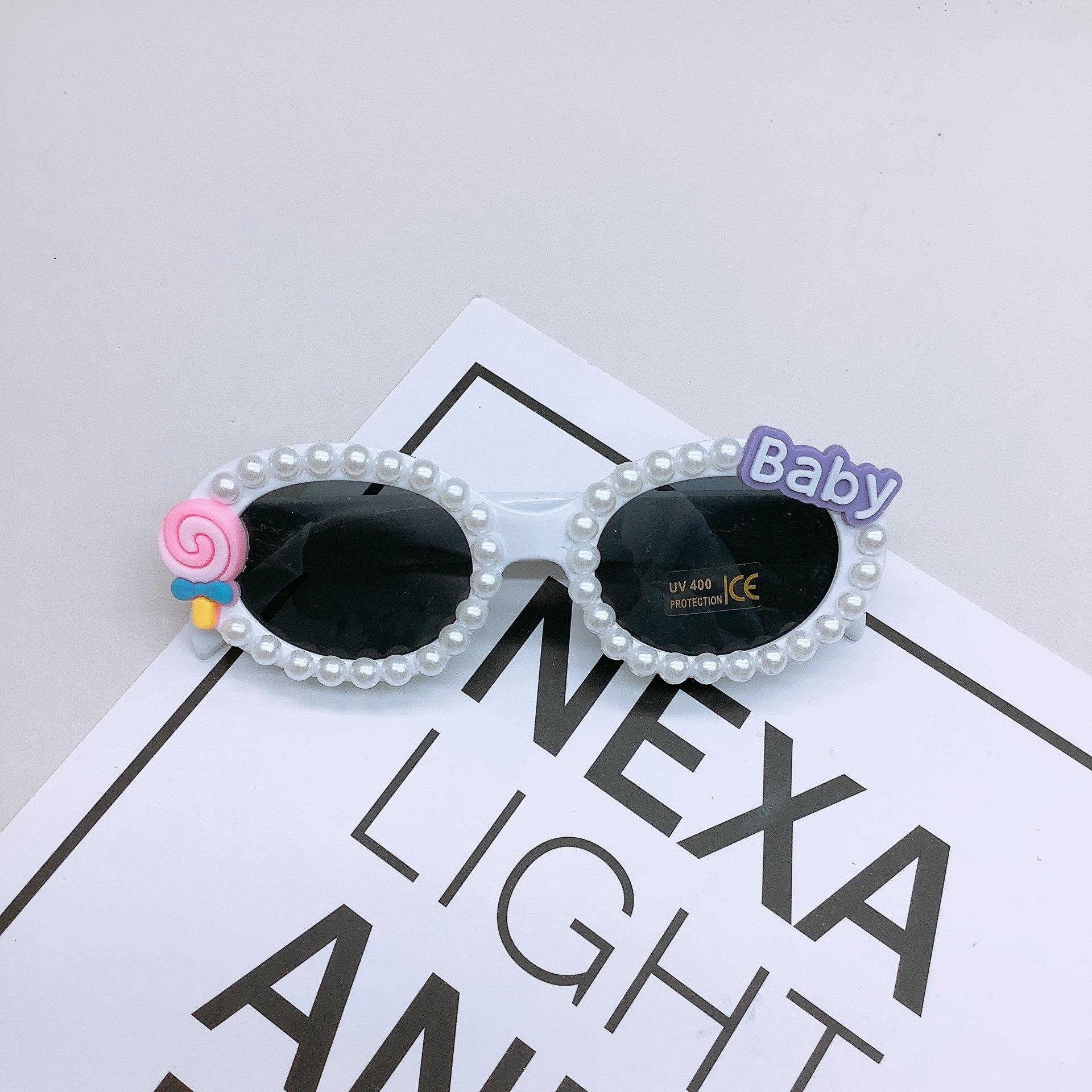 

Детские солнцезащитные очки Diy Fashion, овальная оправа, тренд, кролик, милые детские солнцезащитные очки, солнцезащитные очки