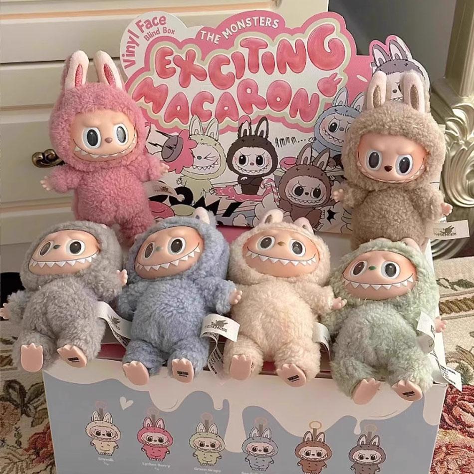 Labubu Ekscytujący Blind Box Figurki Akcji Anime 17cm Słodkie Tajemnicze Pudełko Lalka Pvc i Ozdoby Hobbystyczne Potwory Winylowa Lalka z Twarzą