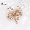 Decorative Lapel Pin Sparkling Rhinstone Bow Brooch, Retro Alloy Pin, Daily Outfit Accessory Women Jewelry Accessories for Suit Dress Coat Scarf