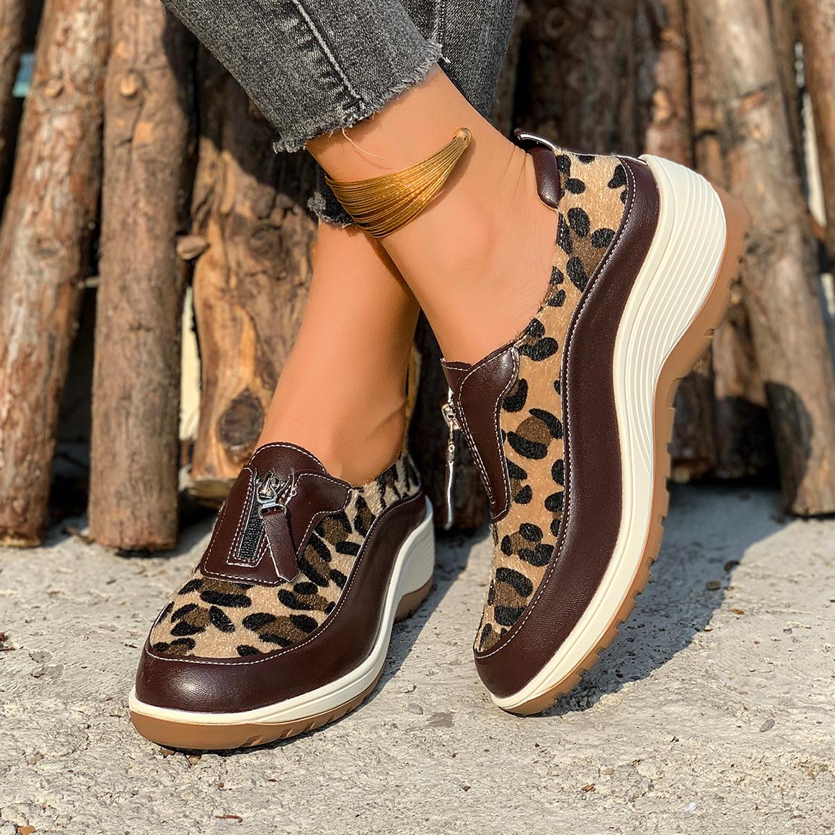 

Новые легкие повседневные кроссовки с круглым носком и толстой подошвой для ходьбы, удобные кроссовки на молнии для бега на весну/лето для женщин 36