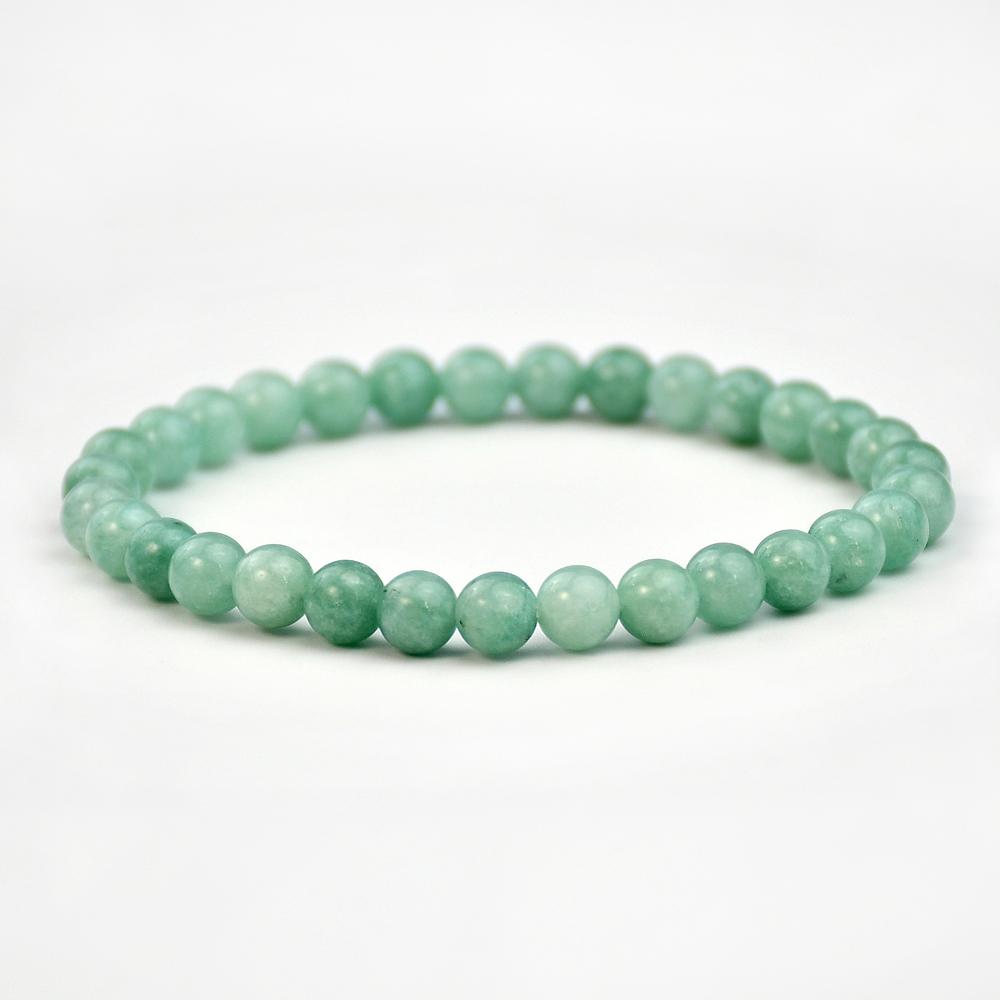 

Браслет из натурального камня с зелеными бусинами, богемный, женский, весенне-летний, модный и простой, для пляжного отдыха, ручной работы, циркон