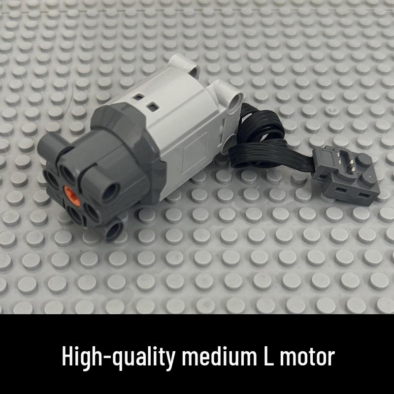 Accessori Elettrici PF Compatibili LEGO Motore M e Ricevitore per Blocchi da Costruzione Radiocomandati