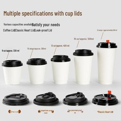 YiCang Thickened Leak-Proof U-Shaped Hot Drink Cups
