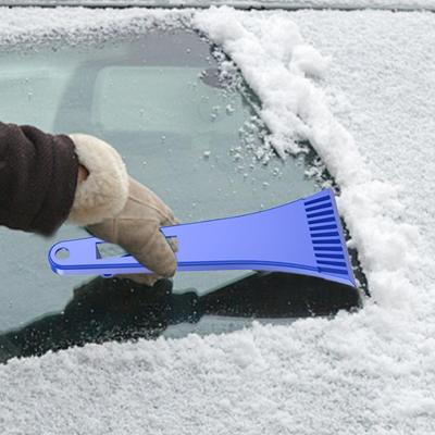 Schneekratzer für Auto 9 Zoll Ergonomischer Griff Windschutzscheibenkratzer Eisreinigungsschaufel für Gefrierfenster WinterKühlschränke Eis