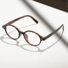 Retro Oval Anti Blue Light Glasses Neutral Fashion High Class Optical Frames for Men Women