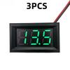 New 1/3Pcs Motorcycle Vehicle LED Display Voltage Tester 0.56 Inch DC4.5-30V Digital Car Voltmeter Automotive Voltage Meter