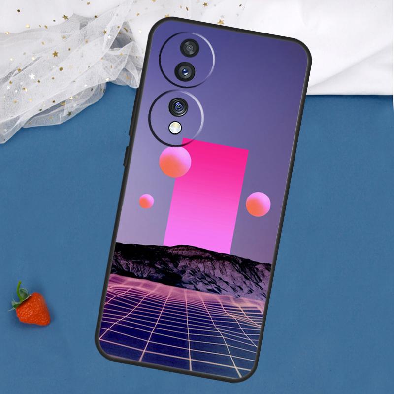 

Эстетичный триповый чехол в стиле Vaporwave для Honor Magic 8 5 6 7 Pro 200 400 50 70 90 Lite Win RT X8c X8b X9a X9b X9c X9d Чехол Honor 90 Lite