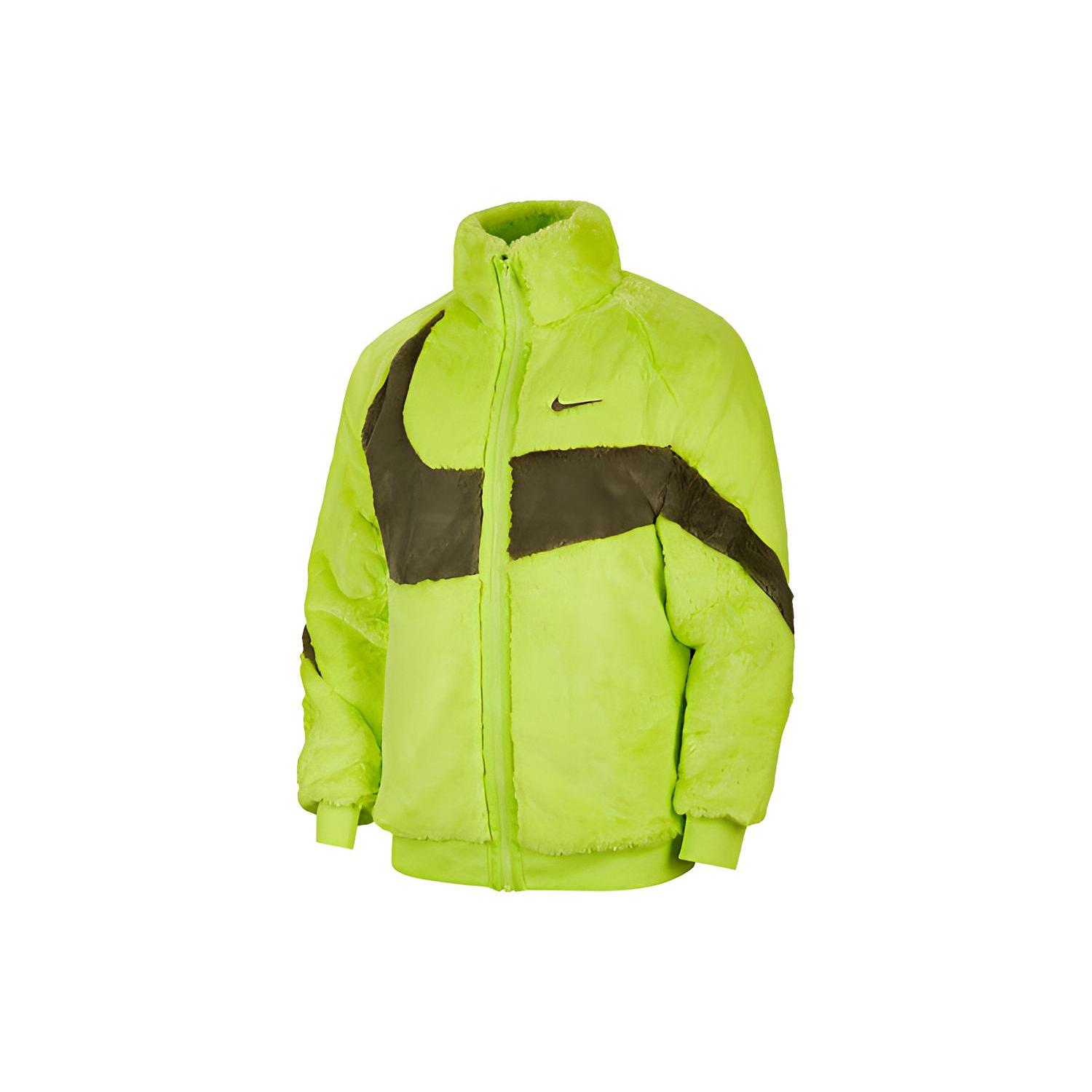 Куртки Nike Мужские Зеленые С воротником-стойкой Умеренные Другие DH6685-322 XS