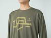 Snow Peak SP Logo Graphic Long Sleeve Cut and Long Sleeve and Size S T-Shirt SPF-TS-25AU901, Sew, T-Shirt, Men's Women's, GREIGE,