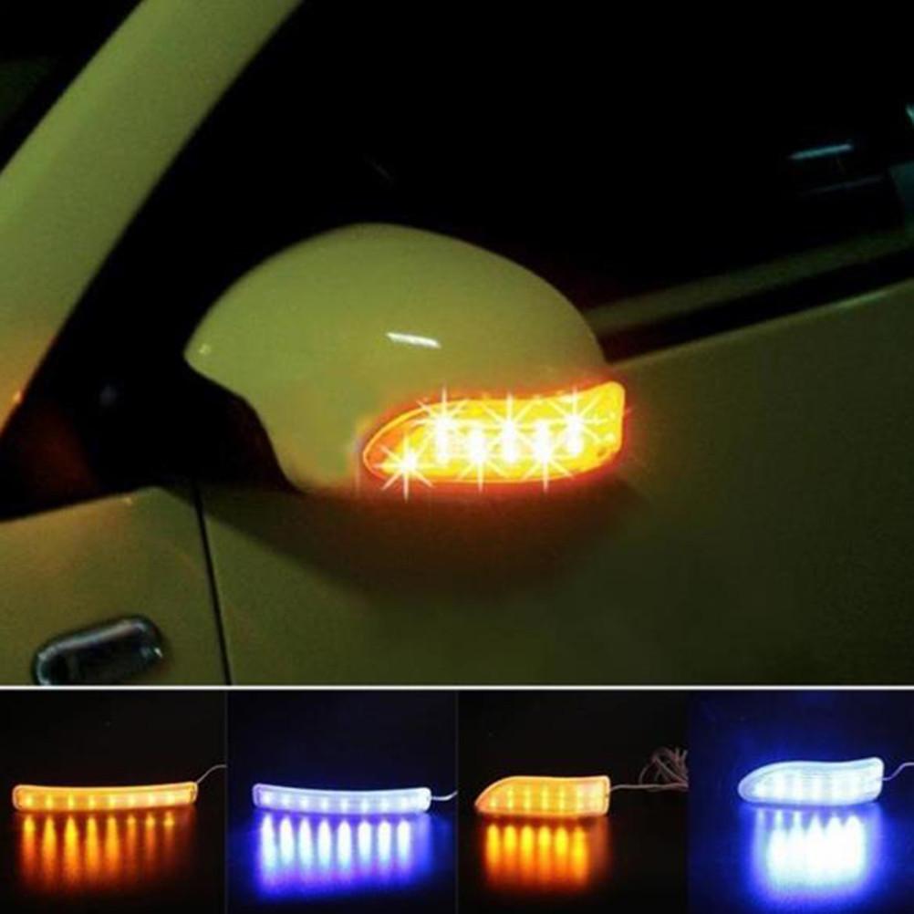Auto Side Indicator Mirror Lamp Car Turn Soft Signal Led Light Waterproof