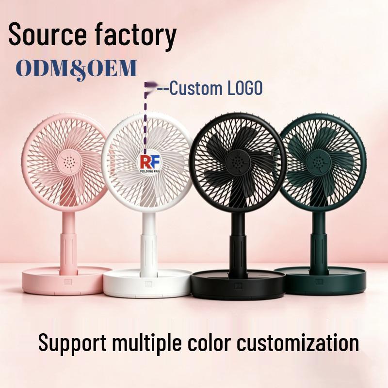 Portable Folding USB Electric Fan for Dorm, Office & Outdoors
