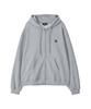 Wooalong Signature Hood Zip-Up - Gray