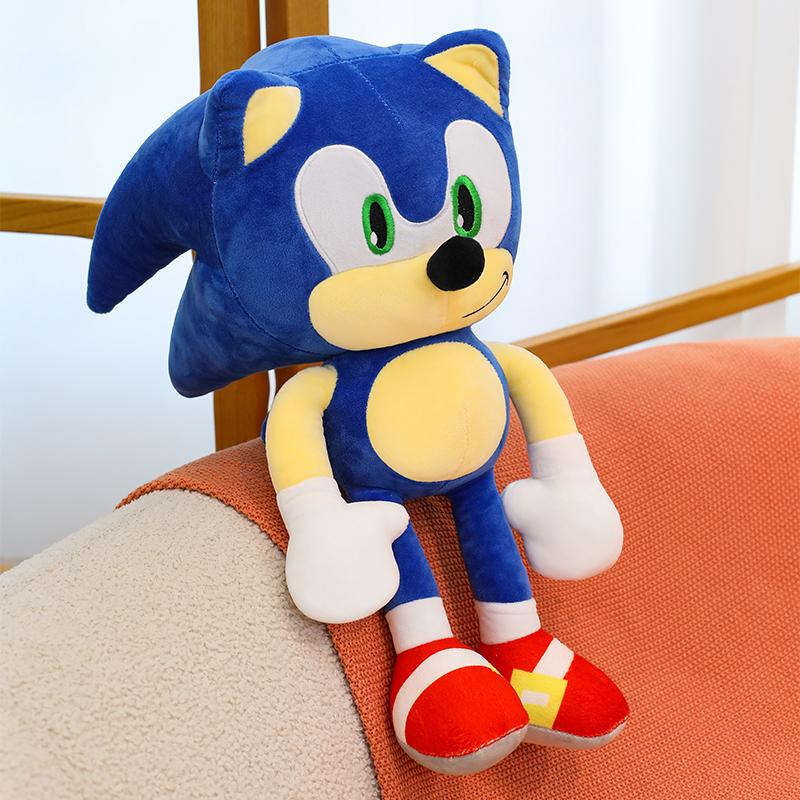 30-60cm Cute Big Head Hedgehog Plush Toy Cartoon Stuffed Animal Doll Kids Birthday Christmas Gift