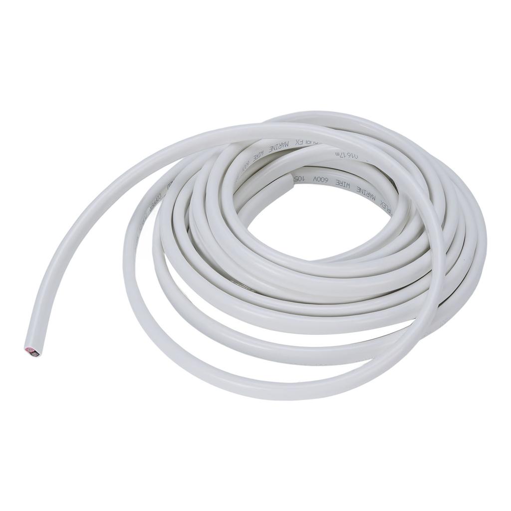 10 Gauge Marine Wire 30ft Marine Grade 10 AWG 2 Core Stranded PVC Power Cord OFC Insulated Electrical Cable for Boat