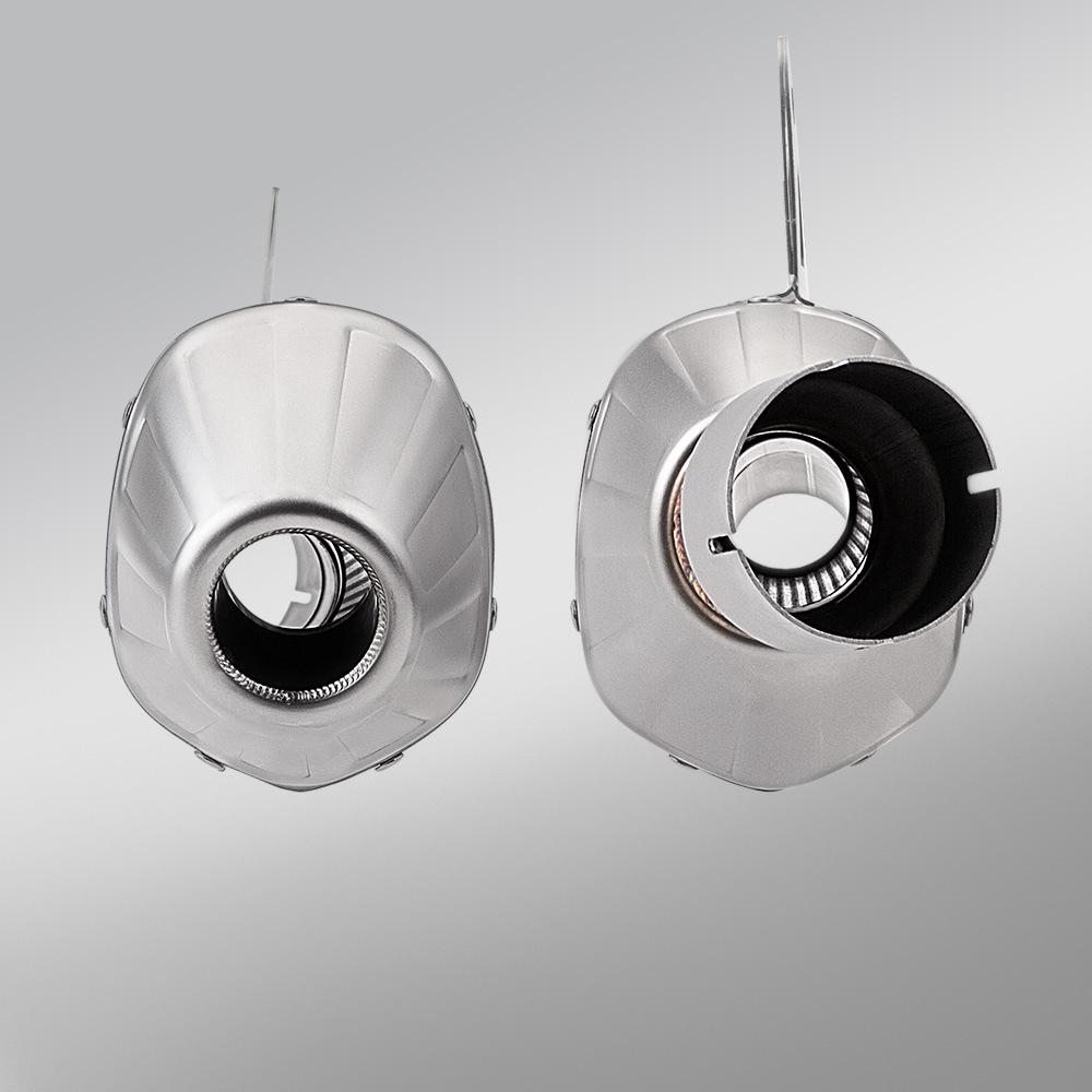 Motorcycle Kayo 800X Exhaust Muffler: Integrated Mid-Pipe Rear-Pipe for Original Front-Pipe Connection