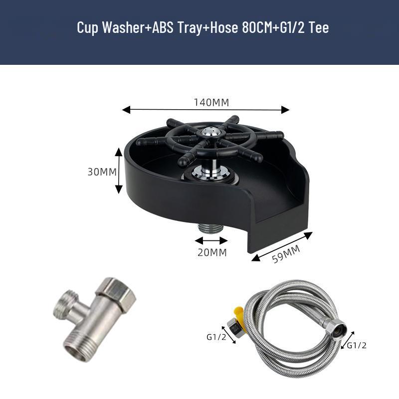 High-Pressure Sink Cup Washer for Automatic Cleaning in Cafés and Bars