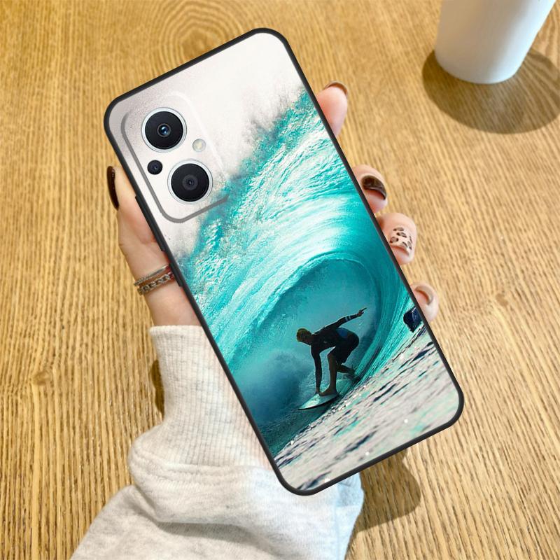 Surfer Surf Hang Loose Shak Funda For OPPO Reno 12F 11F 13F 14F 8T 8 Lite 10 11 12 13 14 OPPO Find X8 X6 X5 X9 Pro Case
