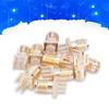 10 Pcs SMA Female Base Socket Jack 50 Ohm RF Connector Brass Solder PCB Board Edge Mount Adapter with 4 Pins
