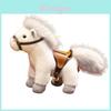 Zodiac Horse Plush Toy With Soft Polyester Fur For Year Of The Horse Gift Collection
