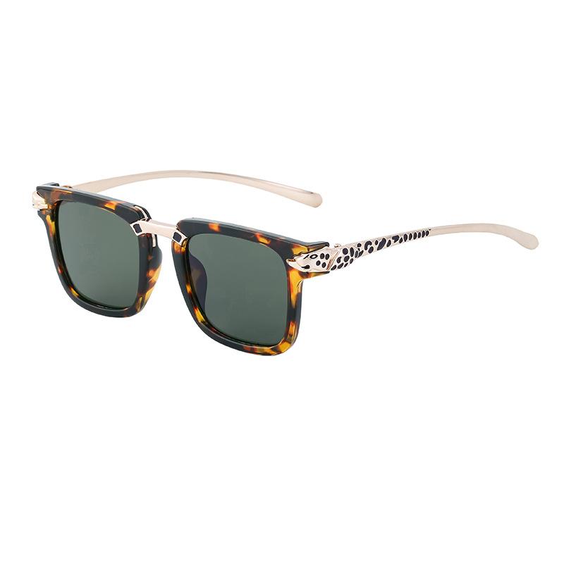 Retro Leopard Recommended Sunglasses Men'S Outdoor Driving Sunglasses Men'S Glasses