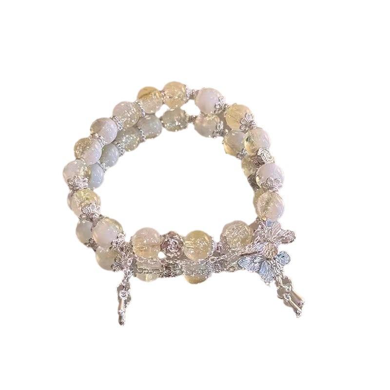 Alloy Summer Unique Womens Bracelet With Butterfly Tassel New Fashion Chinese