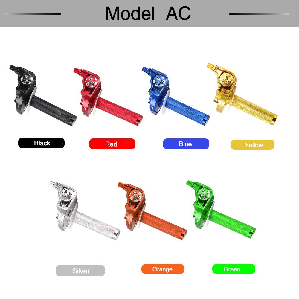 ZSDTRP 22mm Universal CNC Aluminum Accelerator Throttle Twist Grips Handlebars For Motorcycle Moped Scooter Bike M10*1.5