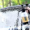 2L Car Wash Foam Sprayer Hand Pump Foam Spray Bottle Handheld High Pressure Spray Can Car Home Cleaning Dual Head Replacement