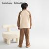 Balabala Children's Thick Coral Fleece Pajama Set