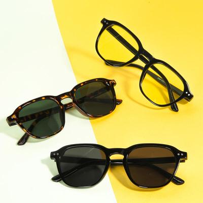 Lunettes de soleil mode pour couple, légèrement teintées 88886