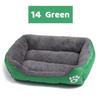 Square Comfortable Double Sided Available Large Pet Dog Sofa Bed  19 Colors Picture Memory Foam Pet Bed Solid Stocked