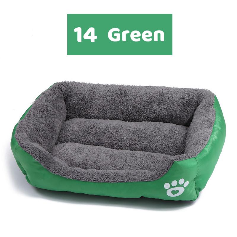 Square Comfortable Double Sided Available Large Pet Dog Sofa Bed 19 Colors Picture Memory Foam Pet Bed Solid Stocked