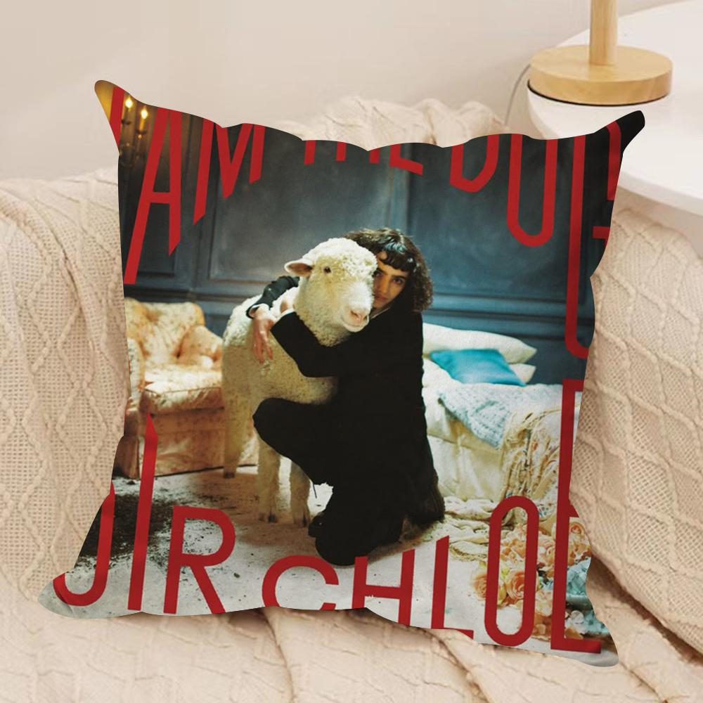 Band S-Sir Chloe Cushion Cover Soft Plush Fabric Double-Sided Printed Sofa Cushion Cover for All Seasons Home Decor Gift