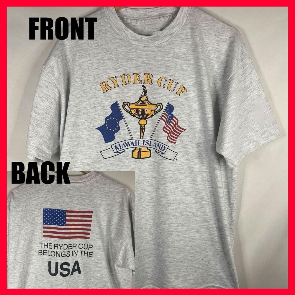SALE - Ryder Cup Shirt 1991 Kiawah Ocean Course Golf Double Sided Reprint Gildan Unisex T-Shirt XXXL