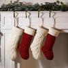 Julenissen Julestrømpesekk Strikket juletredekor Pluss julegavepose Hjem