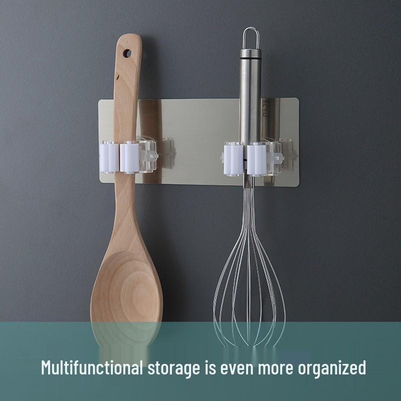 Magic Sticker Traceless Wall-Mounted Mop Holder
