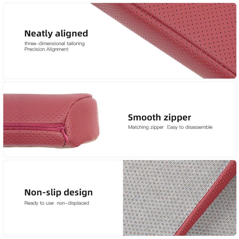 Car Seat Height Increase Cushion Breathable Leather Pad For BMW 1 2 3 4 5 7 Series E46 E90 E60 F30 F10 E39 I3 I4 X1 X2 X3 X5 X4