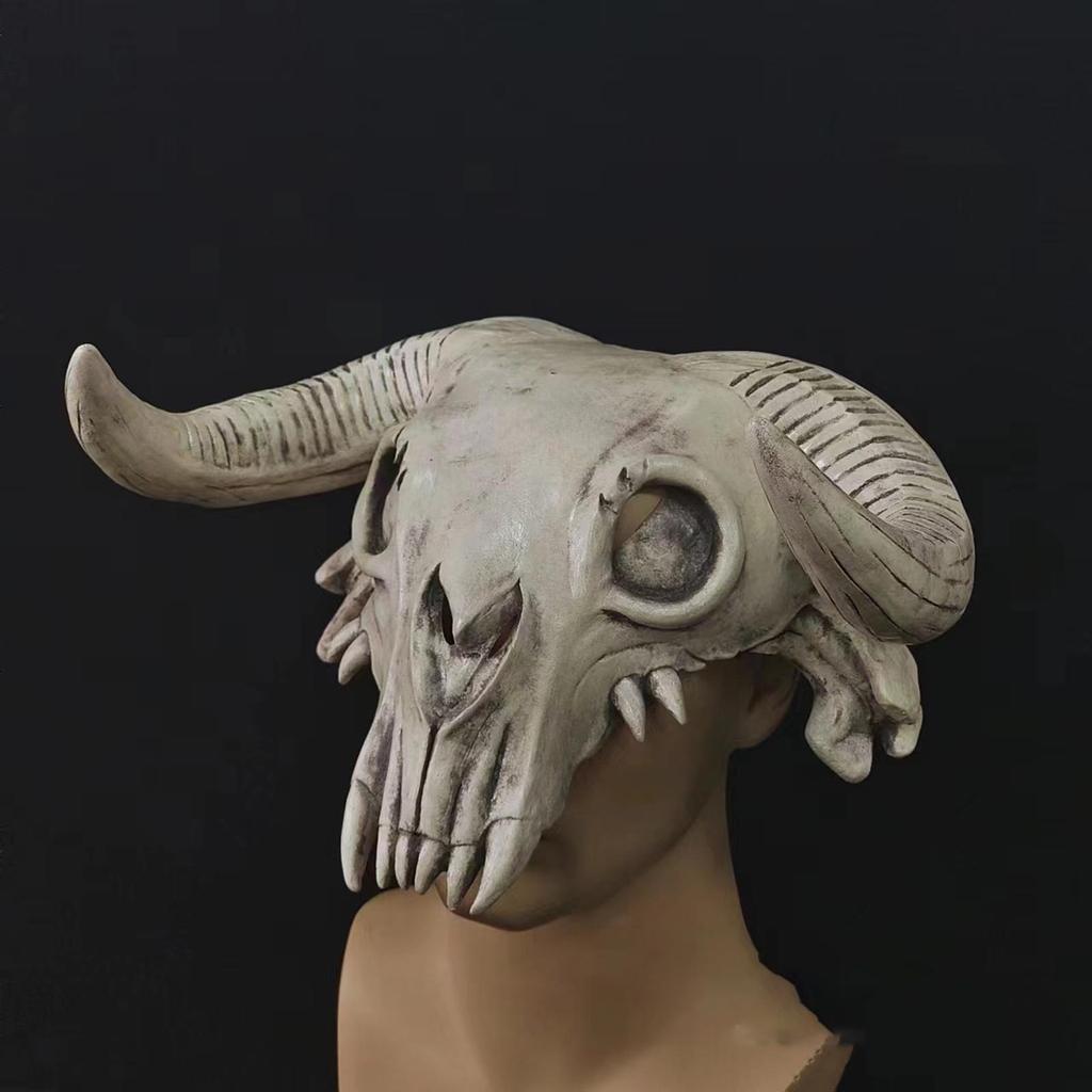 Halloween Totenkopf Cosplay Maske Tier Maske Kostüm für Herren Damen für Halloween, Party, , Karneval