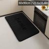Long Flannel Kitchen Floor Mats Water and Oil Absorption Soft Mats Household Non-slip Mats Bathroom Mats Door Mats